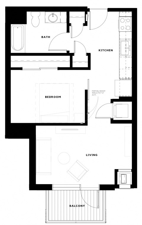 Westley on Broadway J2 Floor Plan